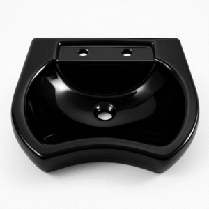 BARBER UNIT BSD 118 black barbershop sink