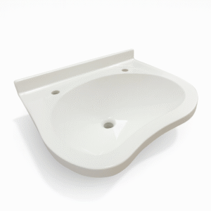 BARBER UNIT BSD 118 white barbershop sink