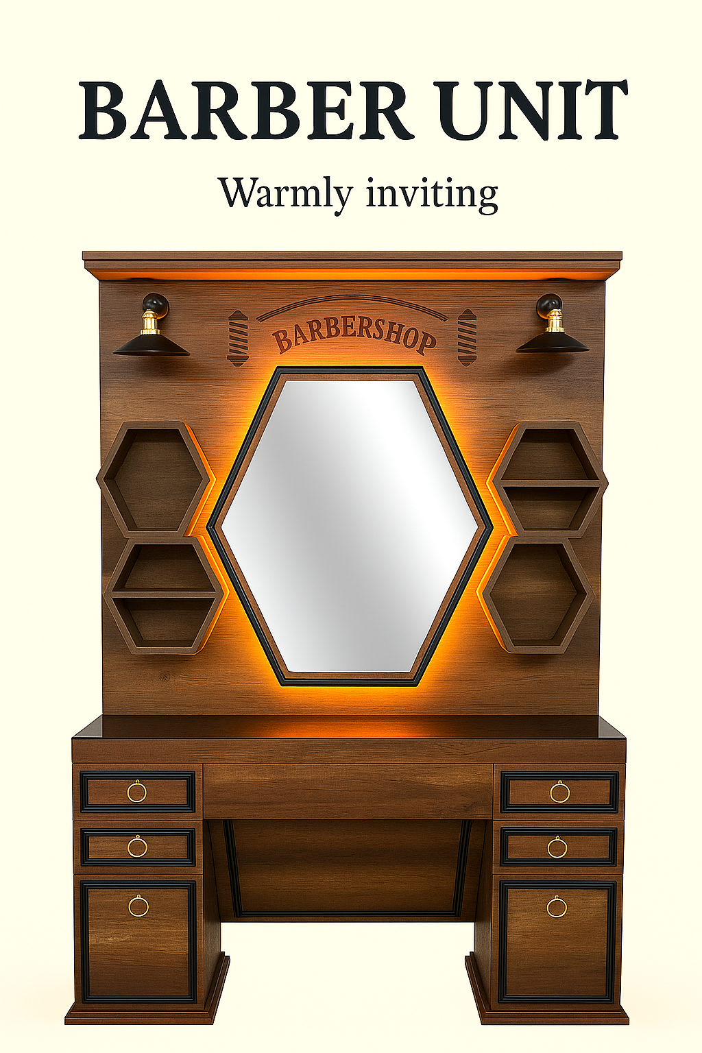 barber unit barbershop design barbershopsdesign 05