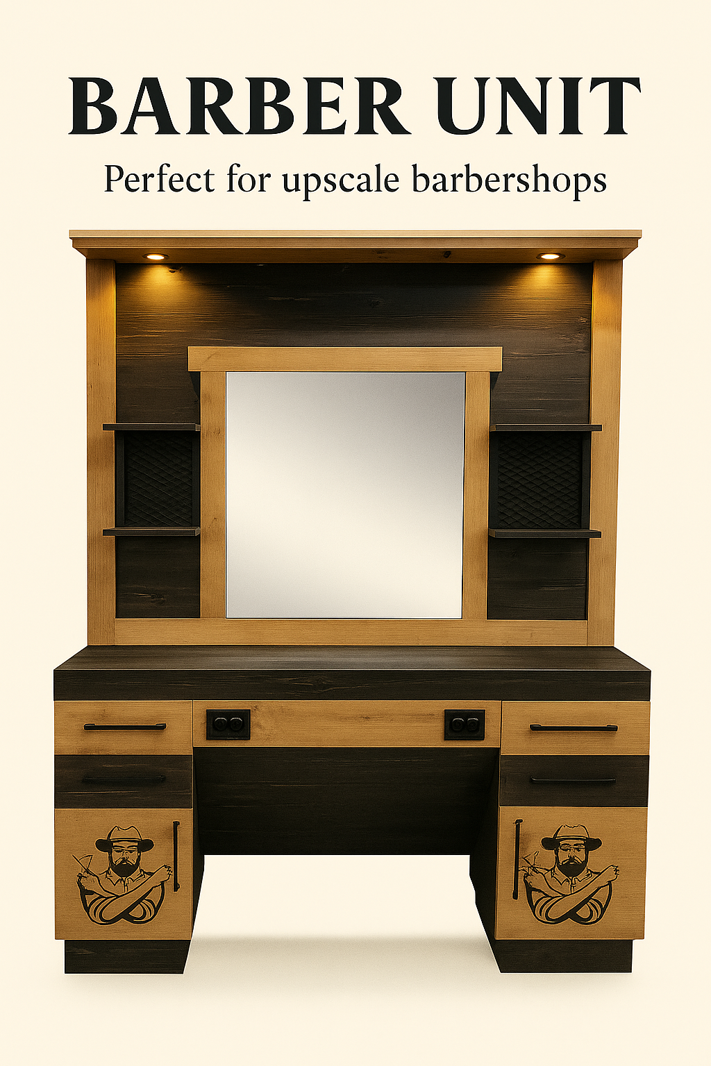 barber unit barbershop design barbershopsdesign 17