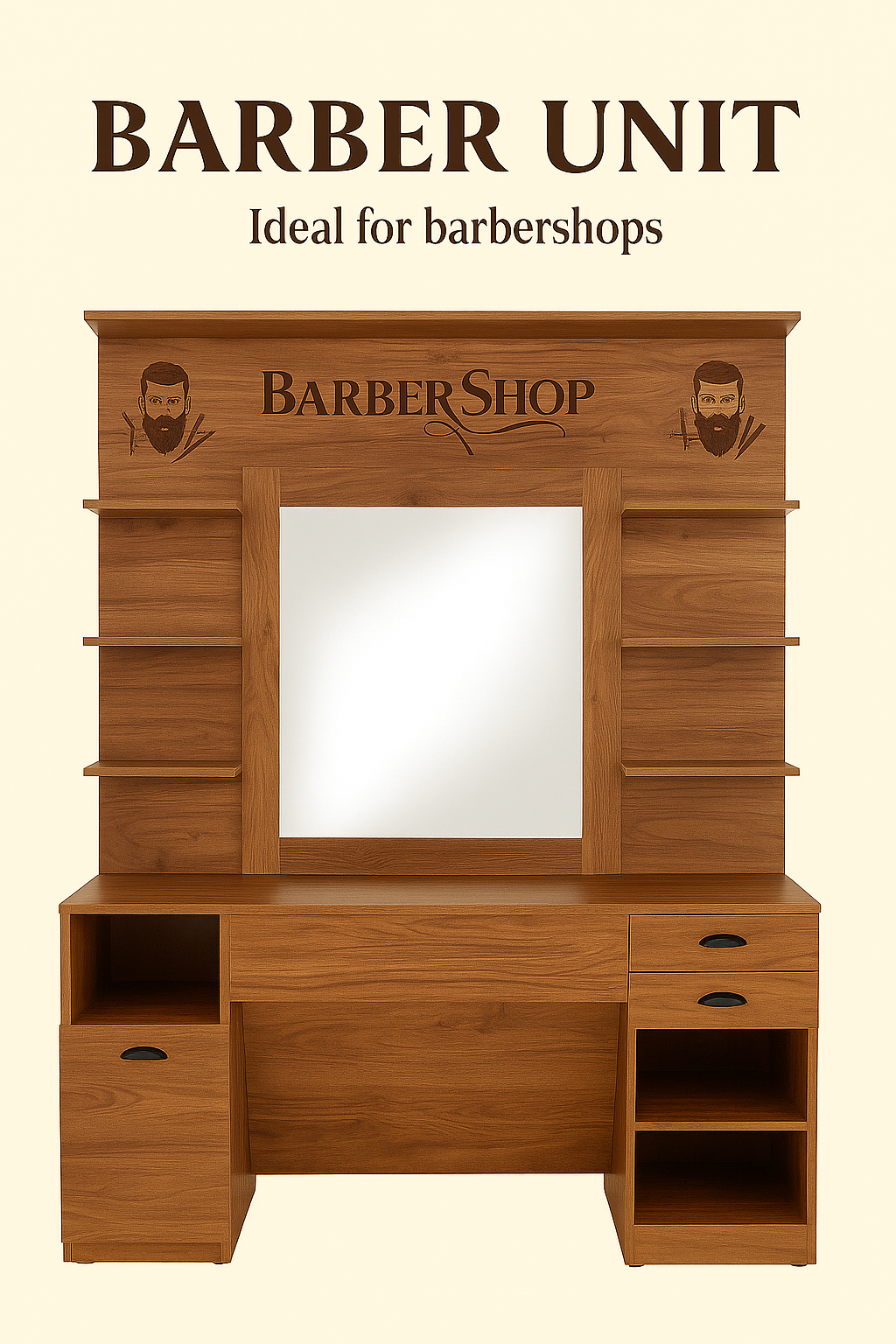 barber unit barbershop design barbershopsdesign 24