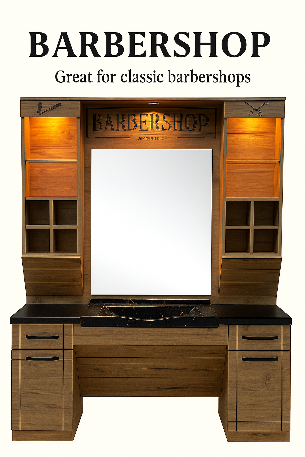 barber unit barbershop design barbershopsdesign 51