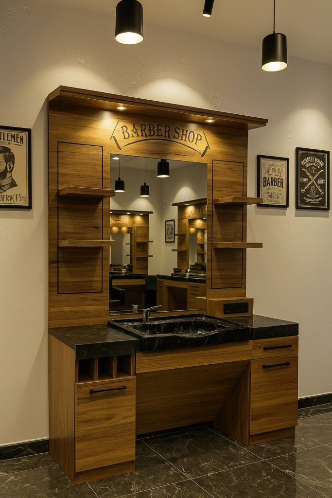 barber unit barbershopsdesign barbershops design 01