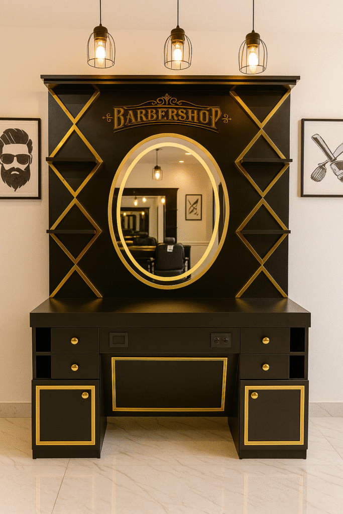 barber unit barbershopsdesign barbershops design 02