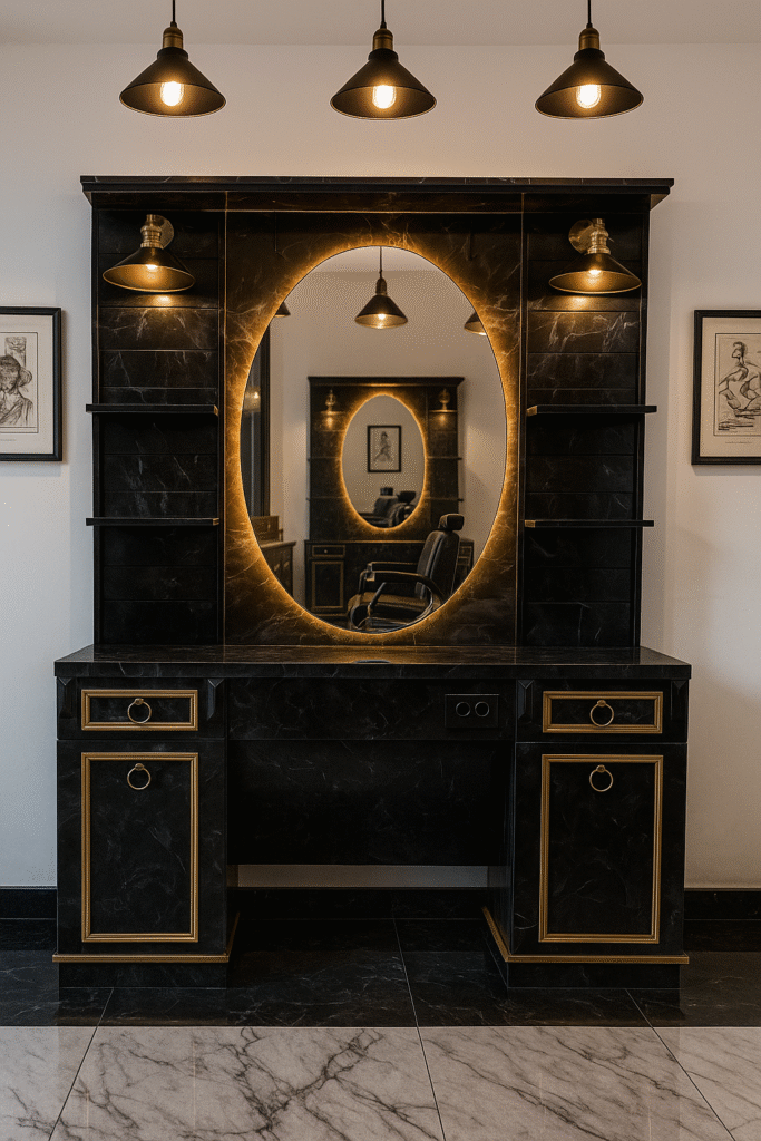 barber unit barbershopsdesign barbershops design 04