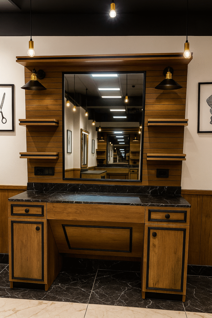 barber unit barbershopsdesign barbershops design 07