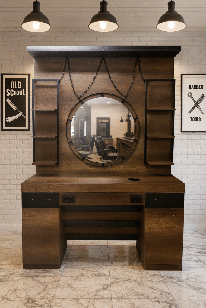 barber unit barbershopsdesign barbershops design 13