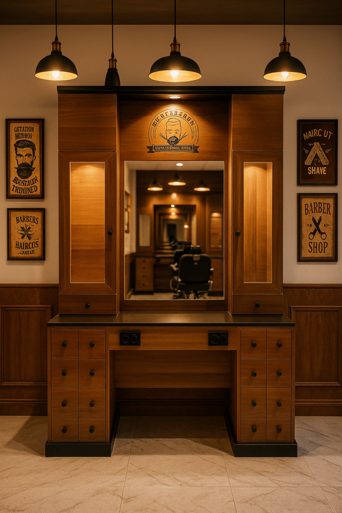 barber unit barbershopsdesign barbershops design 23