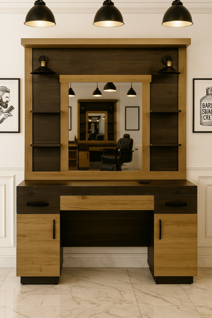 barber unit barbershopsdesign barbershops design 29