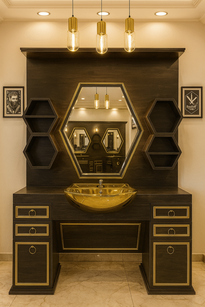 barber unit barbershopsdesign barbershops design 33