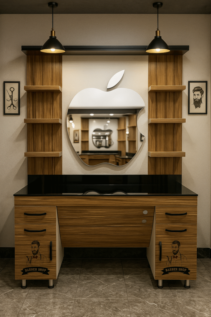 barber unit barbershopsdesign barbershops design 34