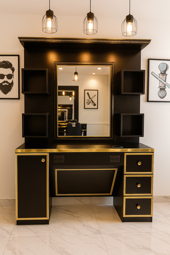 barber unit barbershopsdesign barbershops design 36