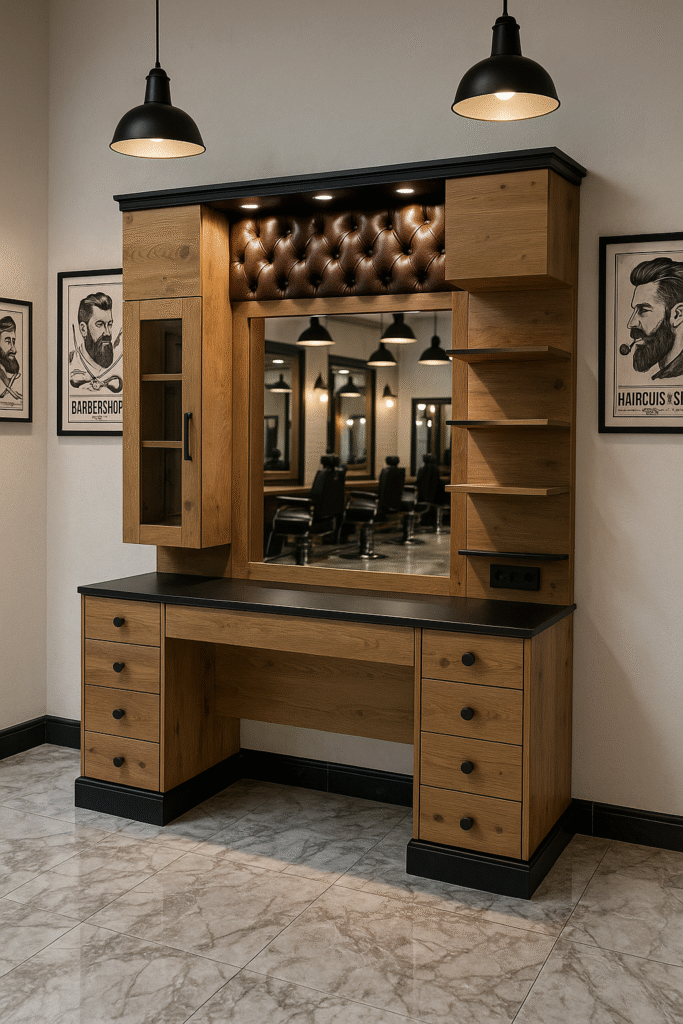 barber unit barbershopsdesign barbershops design 38