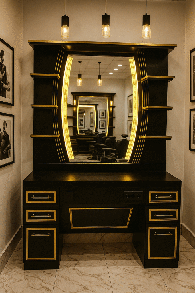 barber unit barbershopsdesign barbershops design 44