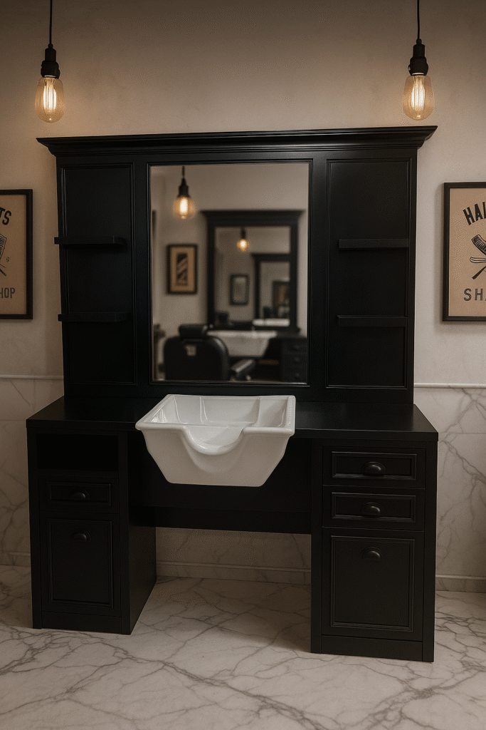 barber unit barbershopsdesign barbershops design 57