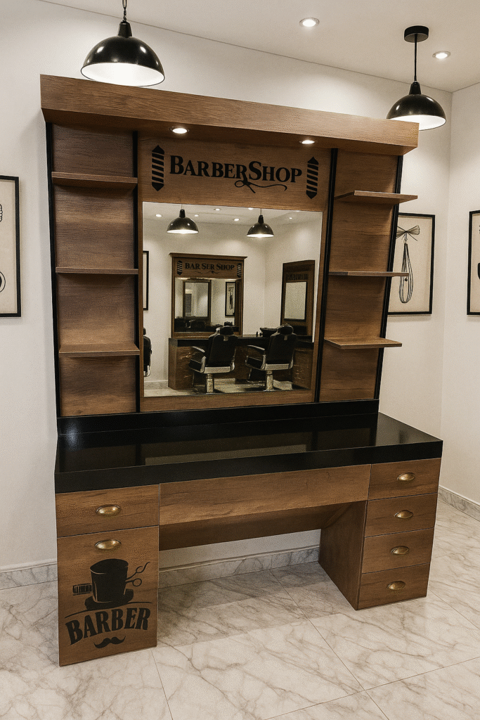 barber unit barbershopsdesign barbershops design 58