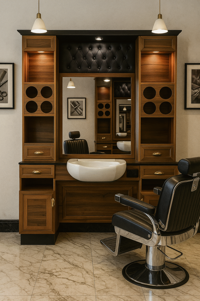 barber unit barbershopsdesign barbershops design 59