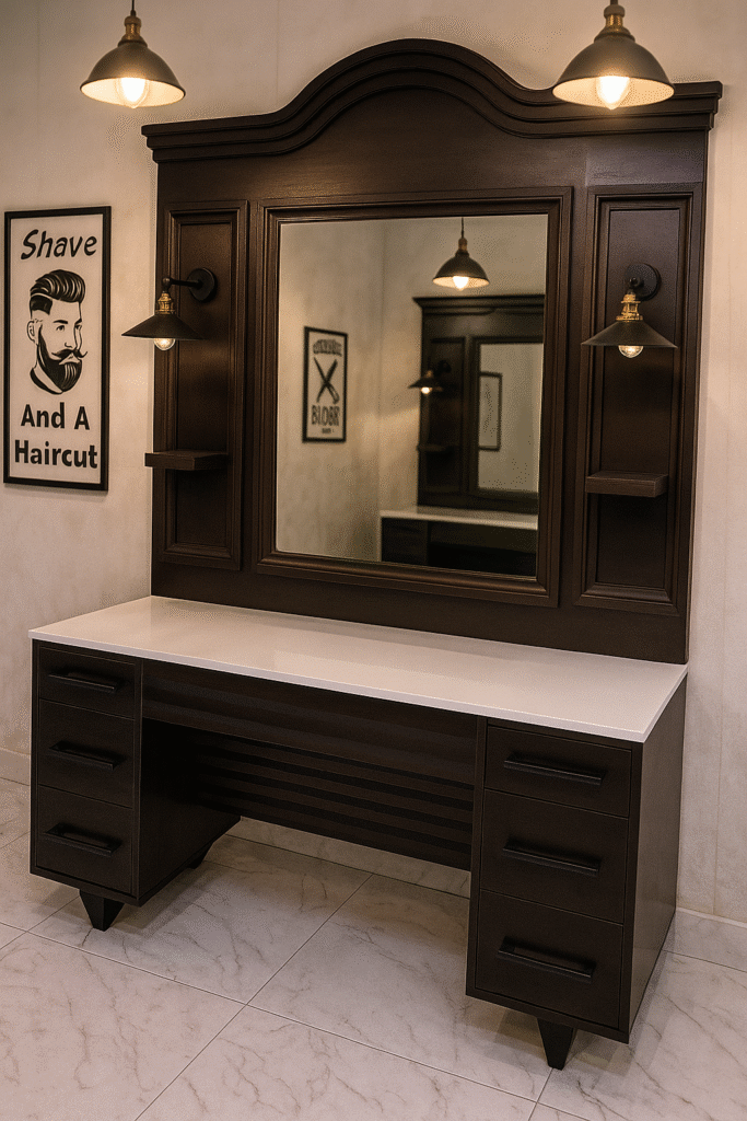 barber unit barbershopsdesign barbershops design 61
