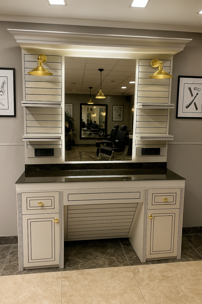 barber unit barbershopsdesign barbershops design 66