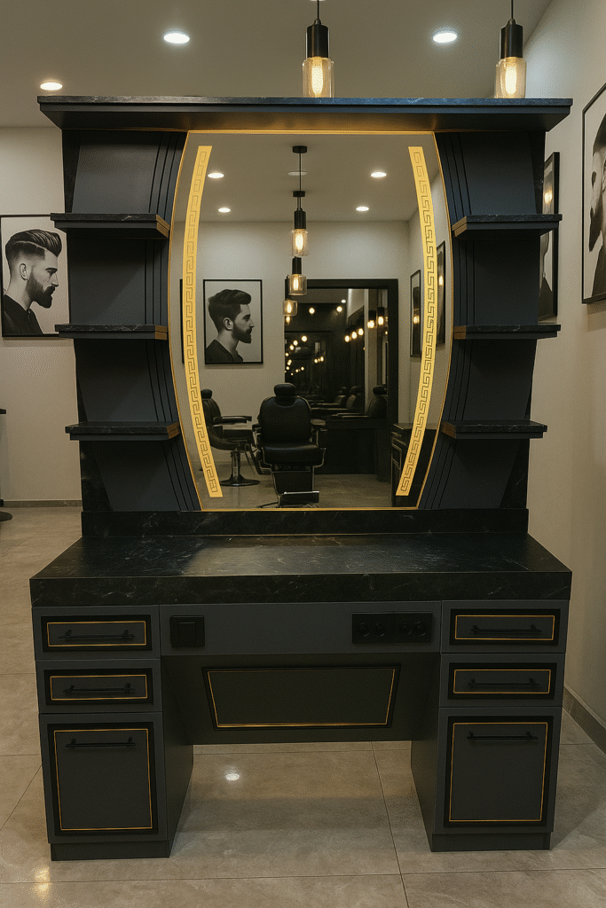 barber unit barbershopsdesign barbershops design 68