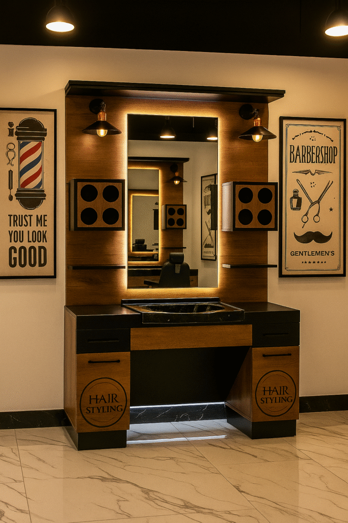 barber unit barbershopsdesign barbershops design 71
