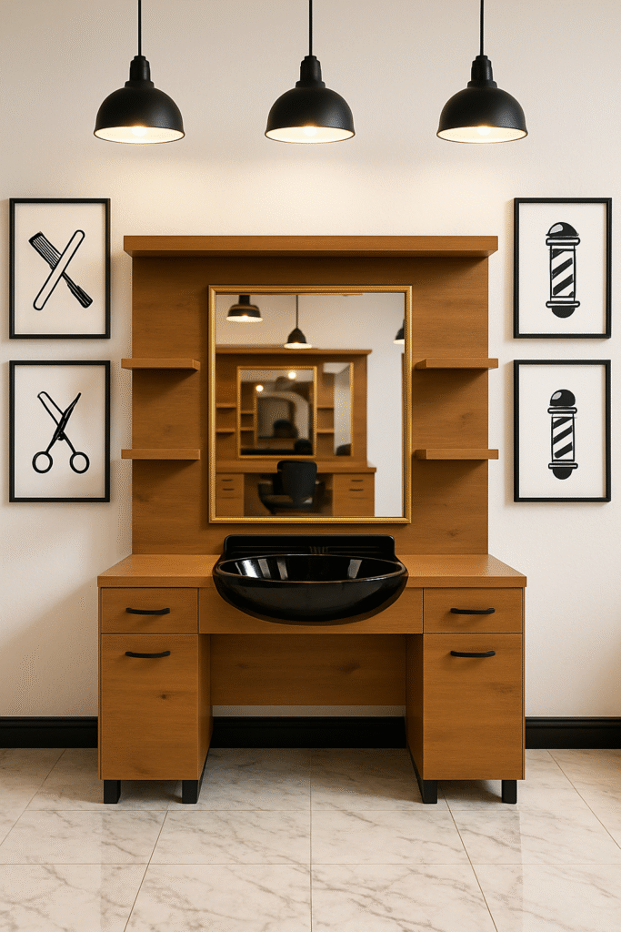 barber unit barbershopsdesign barbershops design 75