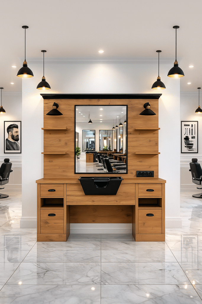 barber unit barbershopsdesign barbershops design 77