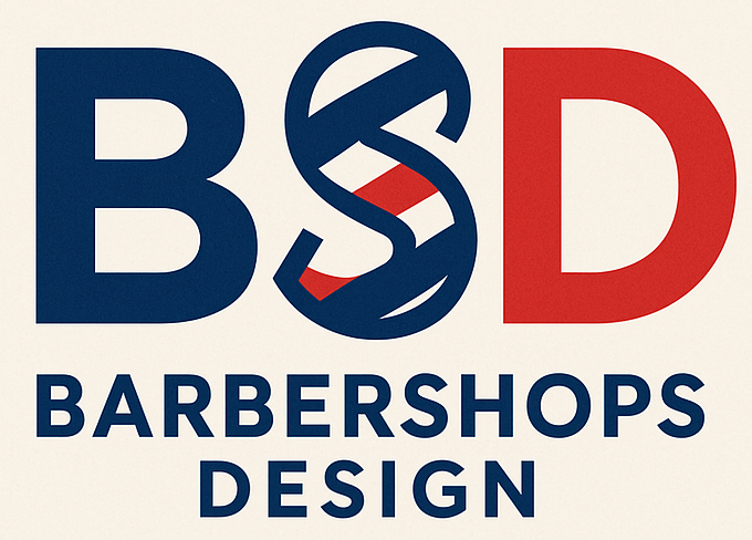 barbershop luxury interior set black marble barbershopsdesign 02