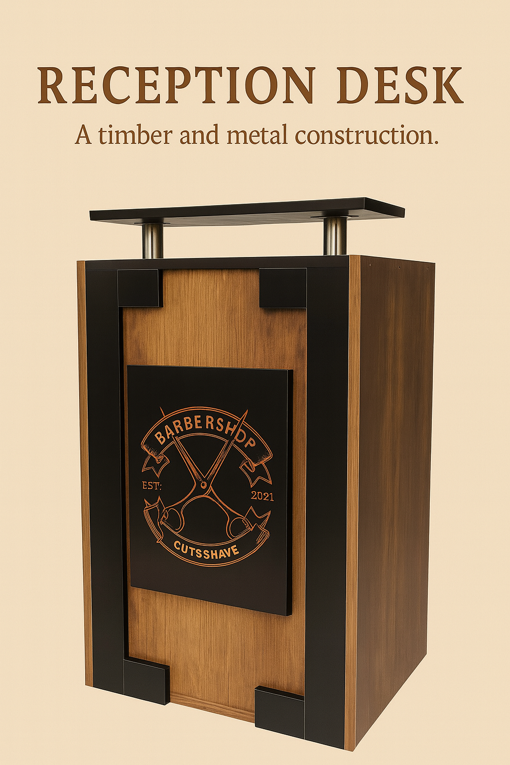 barbershopsdesign reception desk furniture 17