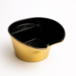 WASING CHAIR BSD 614 black and gold barber washing sink bsd