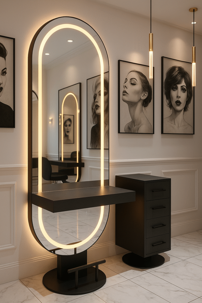 hair styling unit barbershops design 06