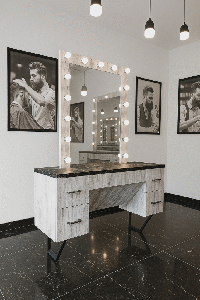 hair styling unit barbershops design 17