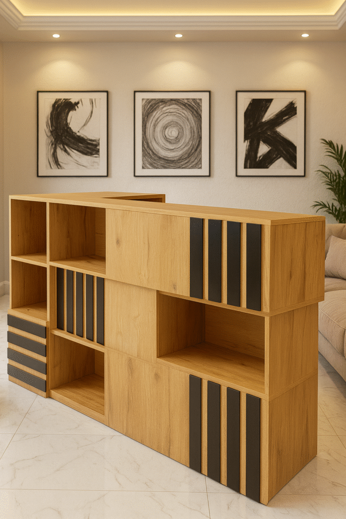 reception desk barbershops design 22