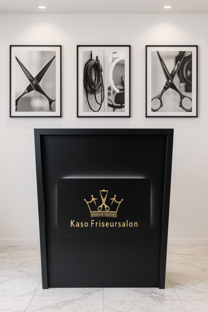 reception desk barbershops design 23