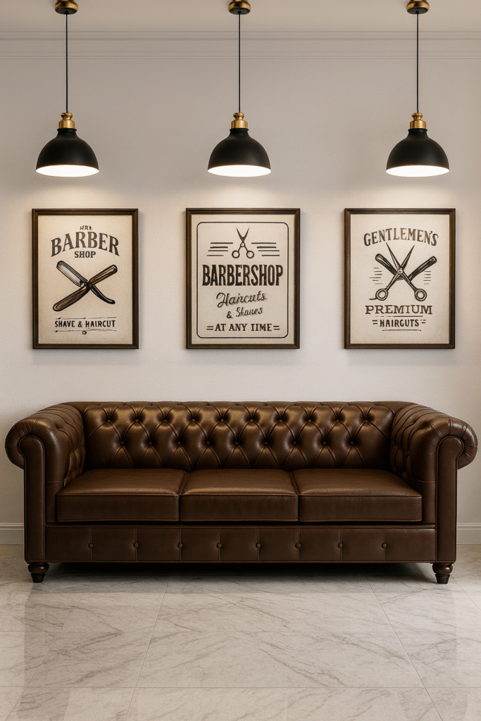 waiting bench barbershops design 04