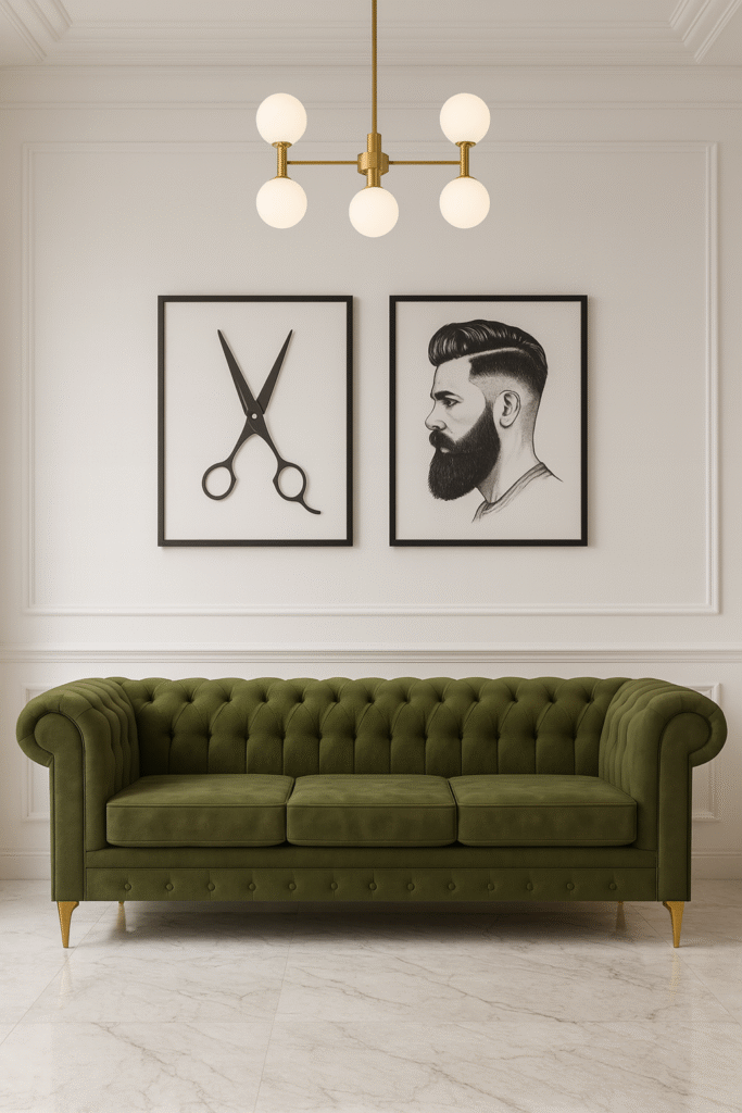 waiting bench barbershops design 06