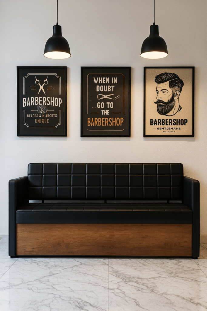 waiting bench barbershops design 18