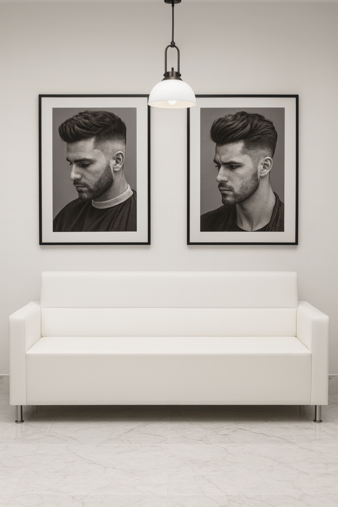 waiting bench barbershops design 31