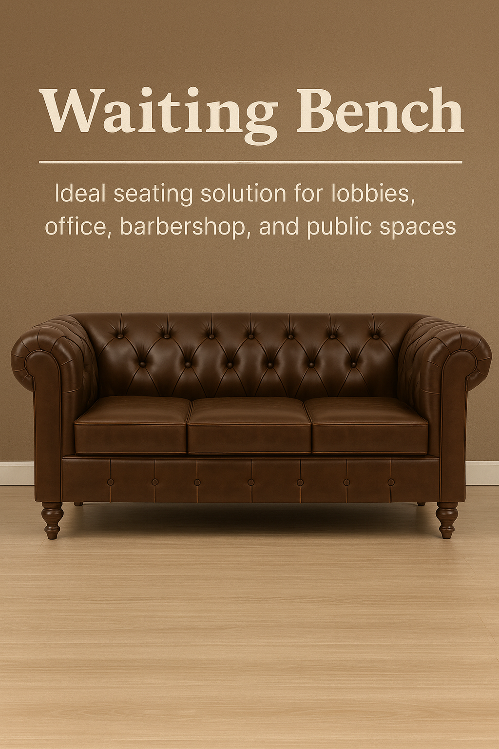 Luxury waiting bench for barbershop – Barbershops Design