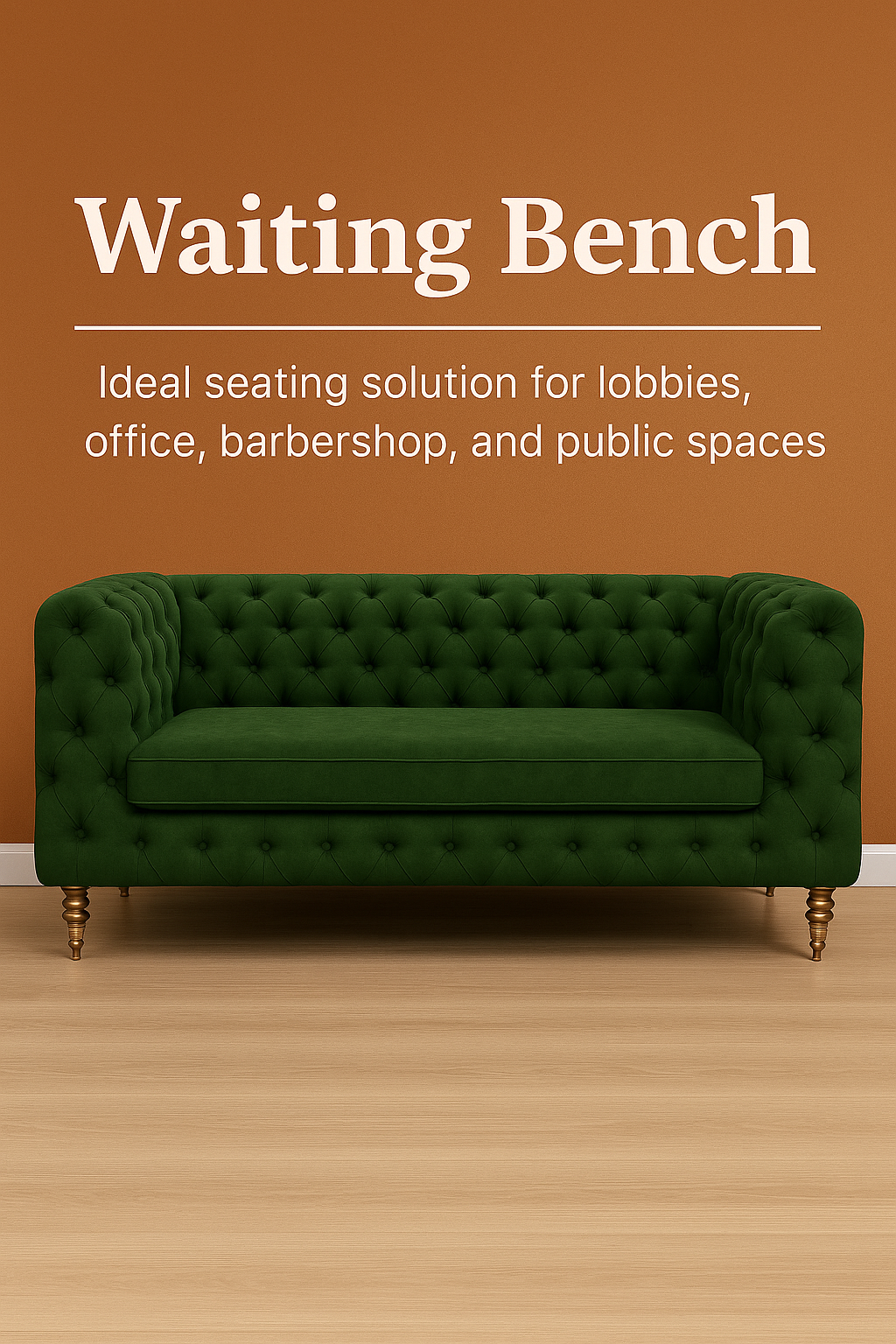 Luxury waiting bench for barbershop – Barbershops Design