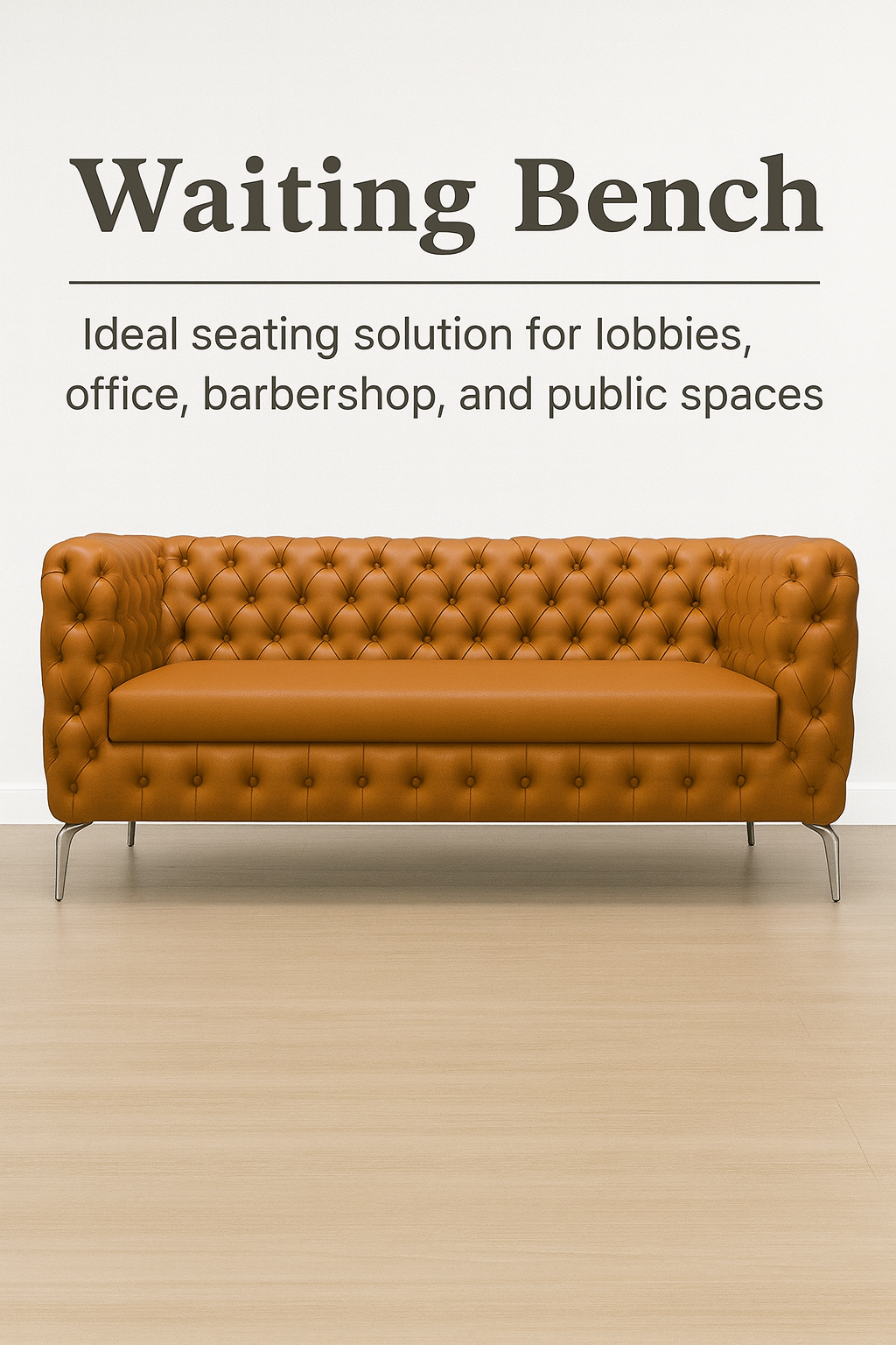 Luxury waiting bench for barbershop – Barbershops Design