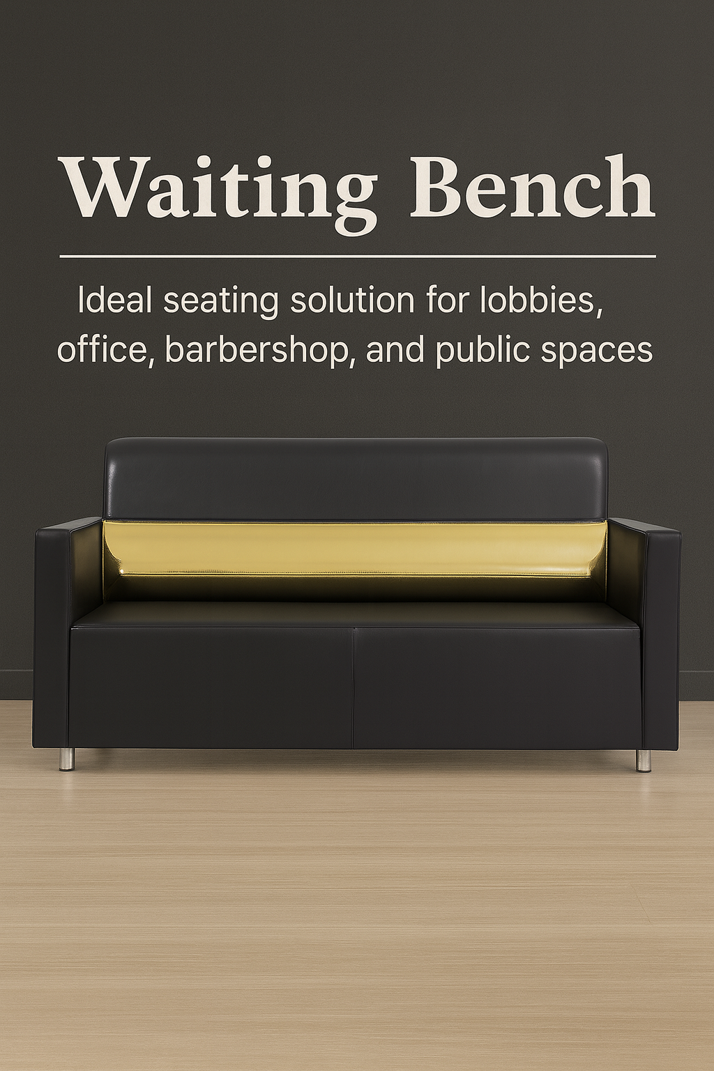 Luxury waiting bench for barbershop – Barbershops Design
