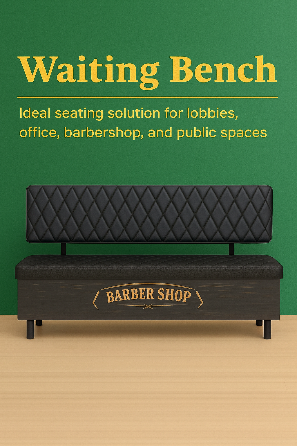 Luxury waiting bench for barbershop – Barbershops Design