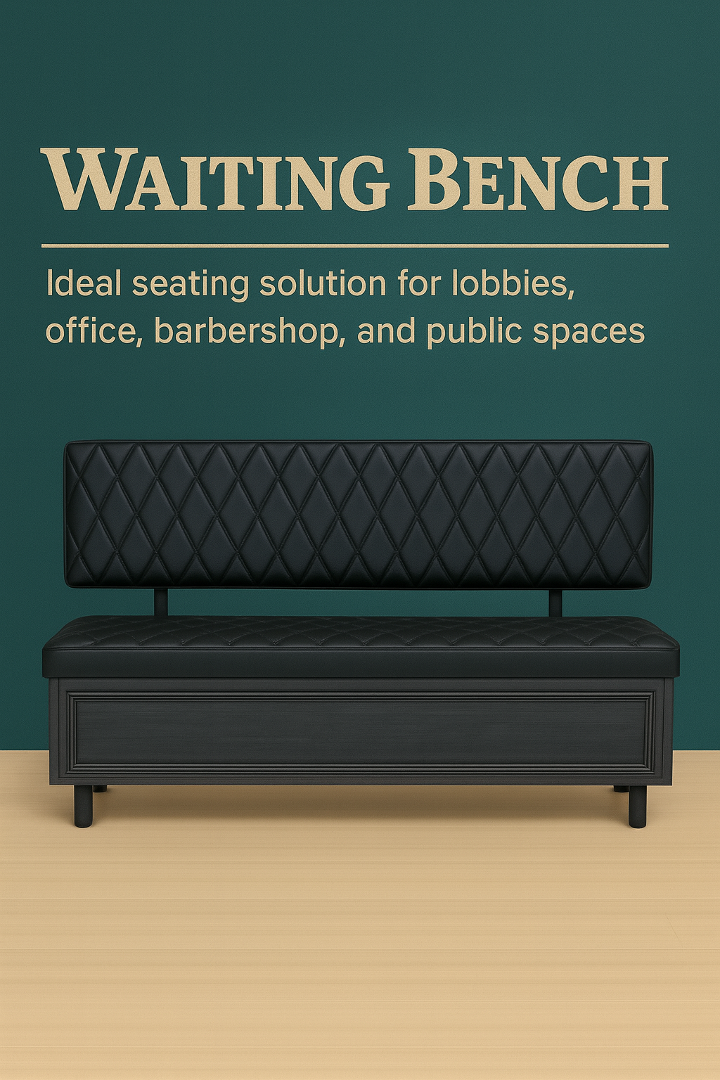 Luxury waiting bench for barbershop – Barbershops Design