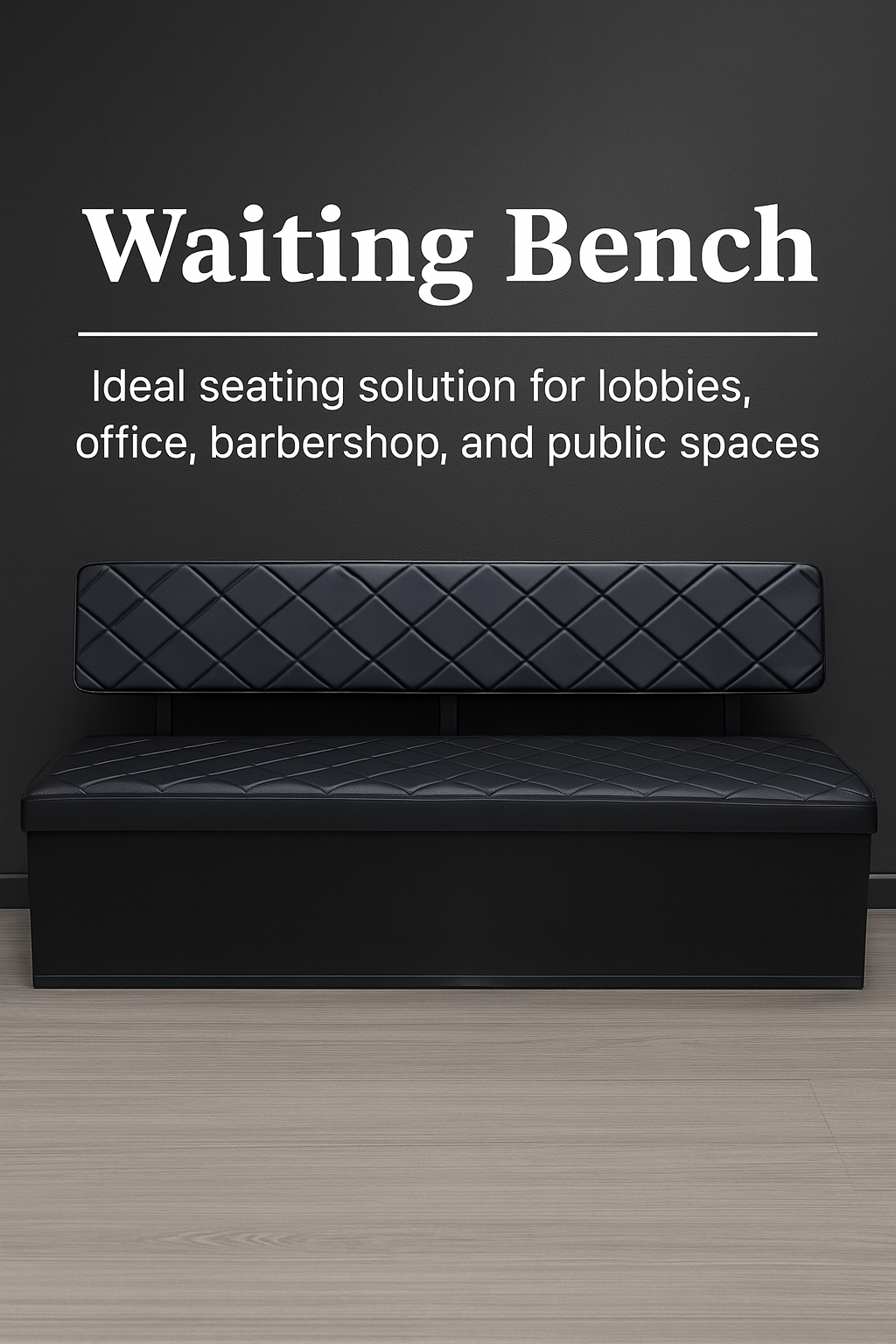 Luxury waiting bench for barbershop – Barbershops Design