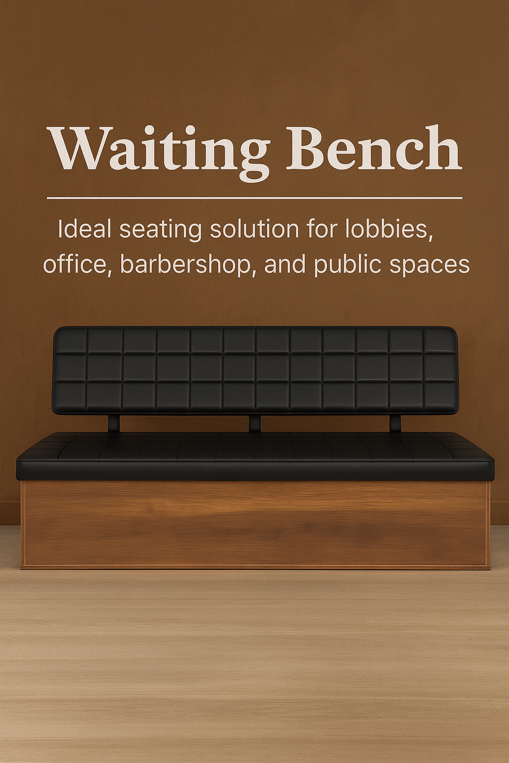 Luxury waiting bench for barbershop – Barbershops Design