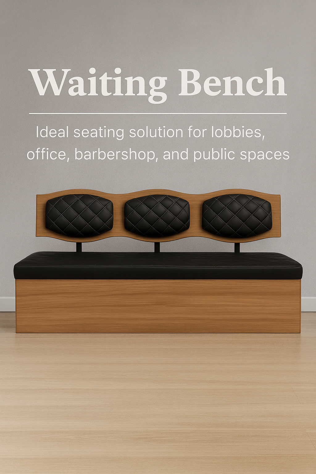 Luxury waiting bench for barbershop – Barbershops Design