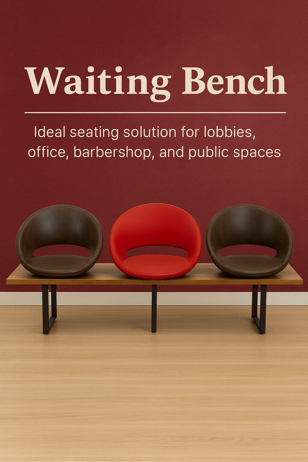 Luxury waiting bench for barbershop – Barbershops Design