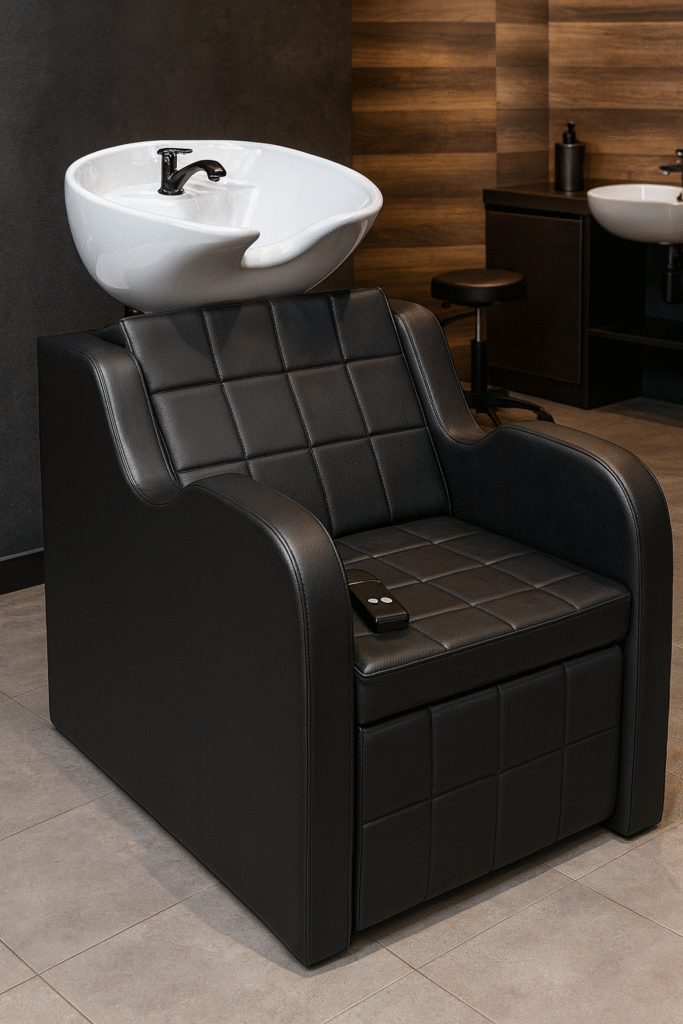 washing unit barbershops design black luxur 15