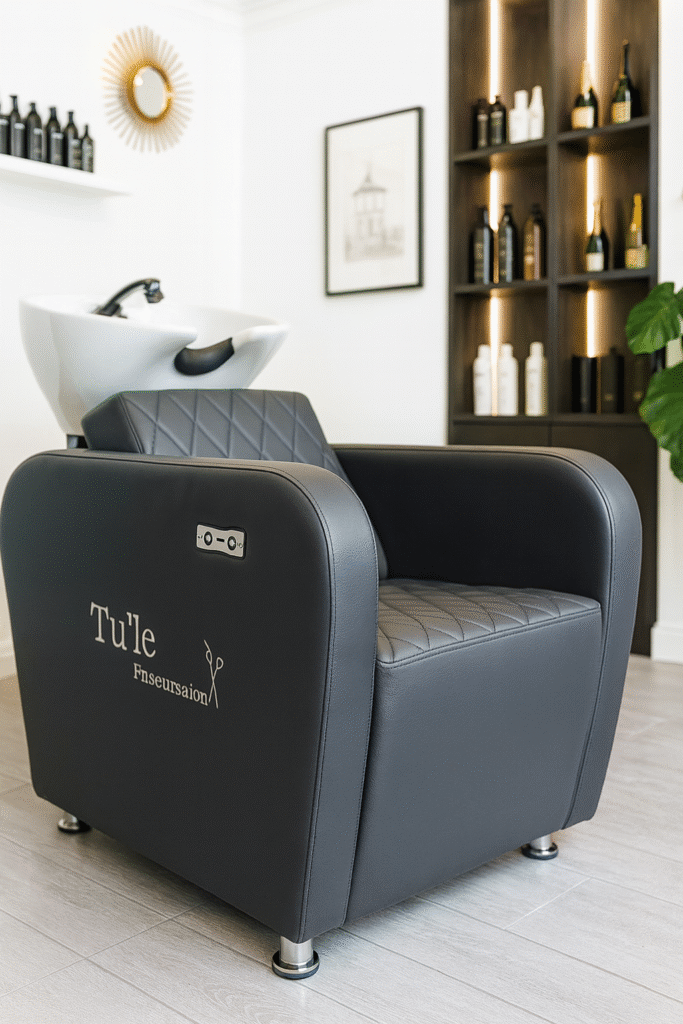 washing unit barbershops design gray luxury 26